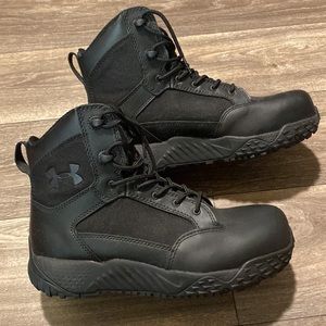 Under Armour boots size 10 mens new without tags safety shoe composite toe.